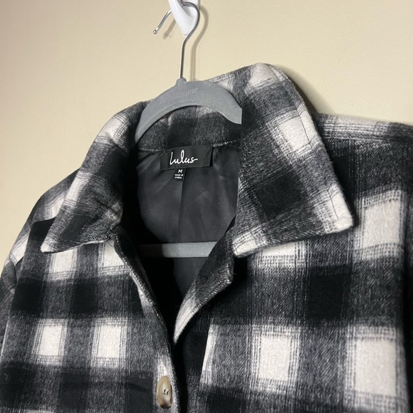 Lulus misty days plaid jacket - Picture 6 of 10